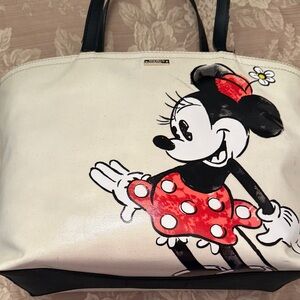 Disney Minnie Mouse Red and White Tote Bag